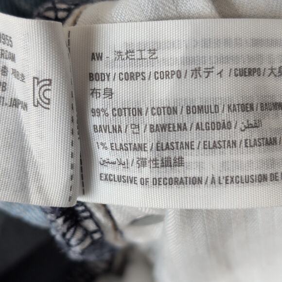 Abercrombie & Fitch Flare Jeans Womens 31/12R Light Wash High Rise Vintage Y2K - Picture 6 of 16